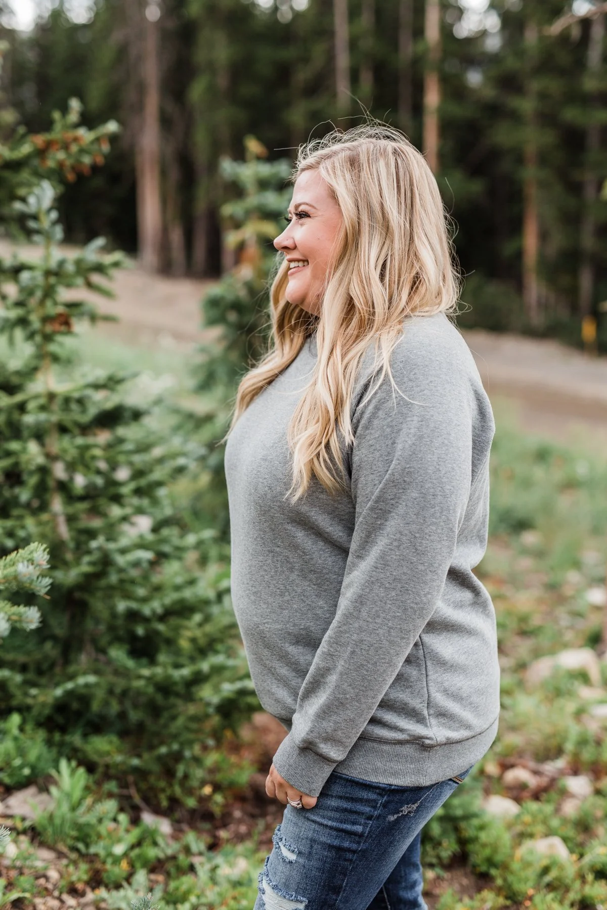 Pulse Basics Crew Neck Pullover- Dark Gray - Image 12
