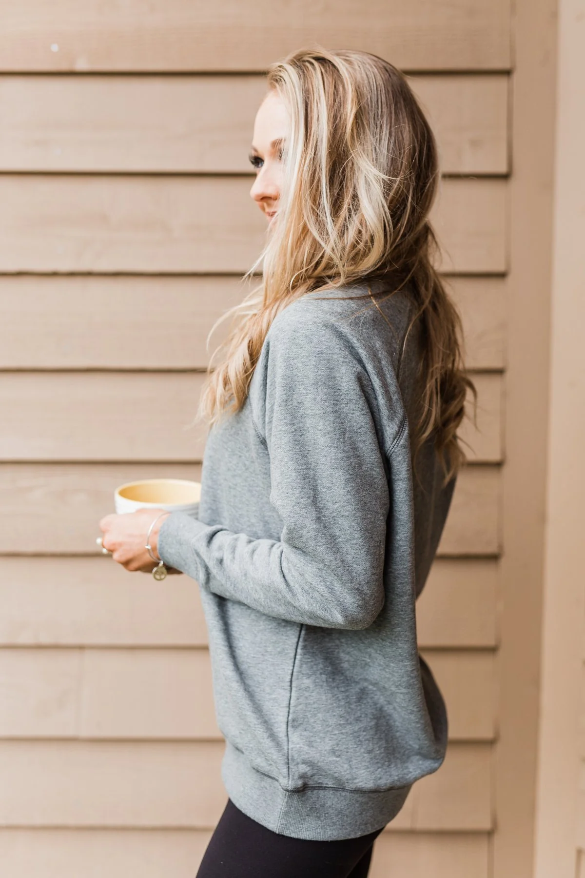 Pulse Basics Crew Neck Pullover- Dark Gray - Image 9