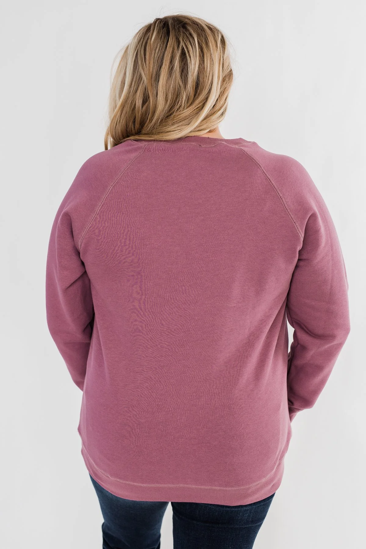 Pulse Basics Crew Neck Pullover- Orchid - Image 11