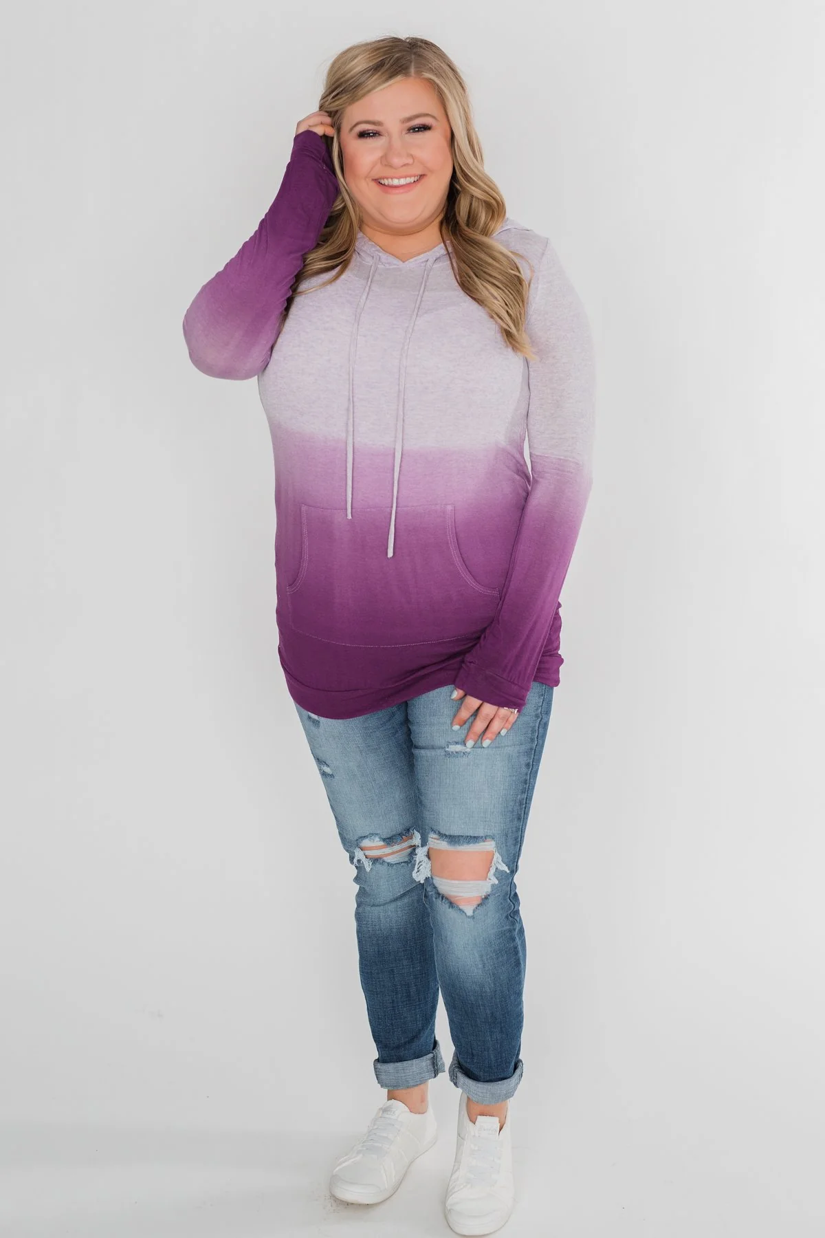 Purple Ombre Hoodie - Image 4