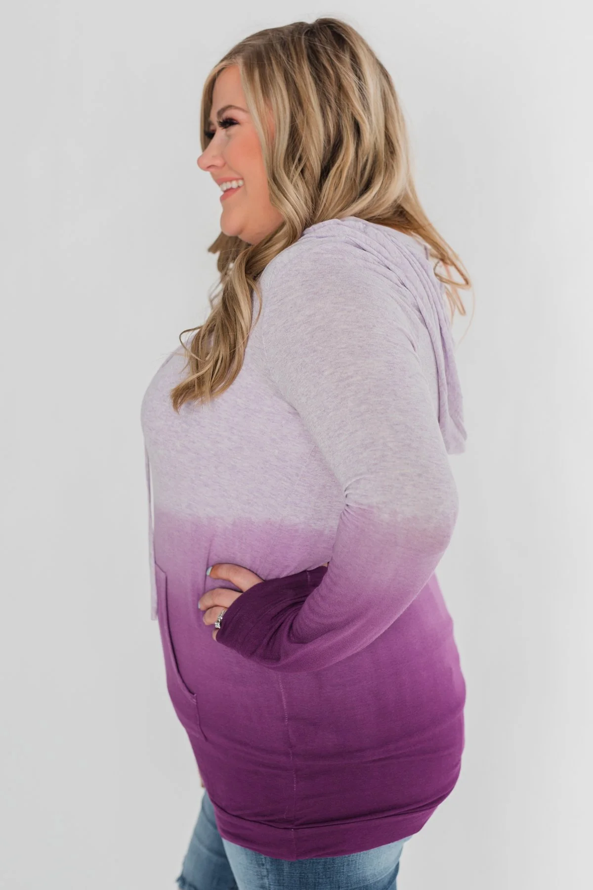 Purple Ombre Hoodie - Image 7
