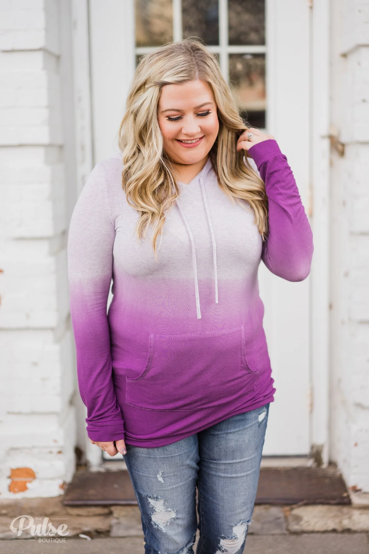 Purple Ombre Hoodie - Image 9