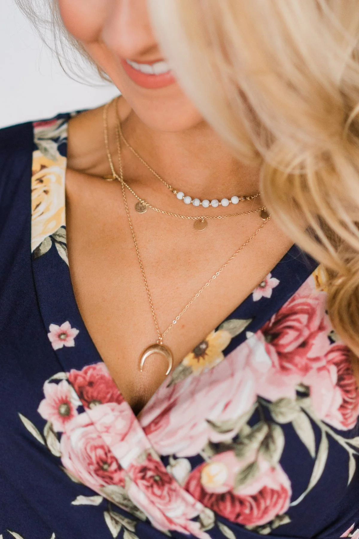 Pulse Perk - Half Moon Necklace