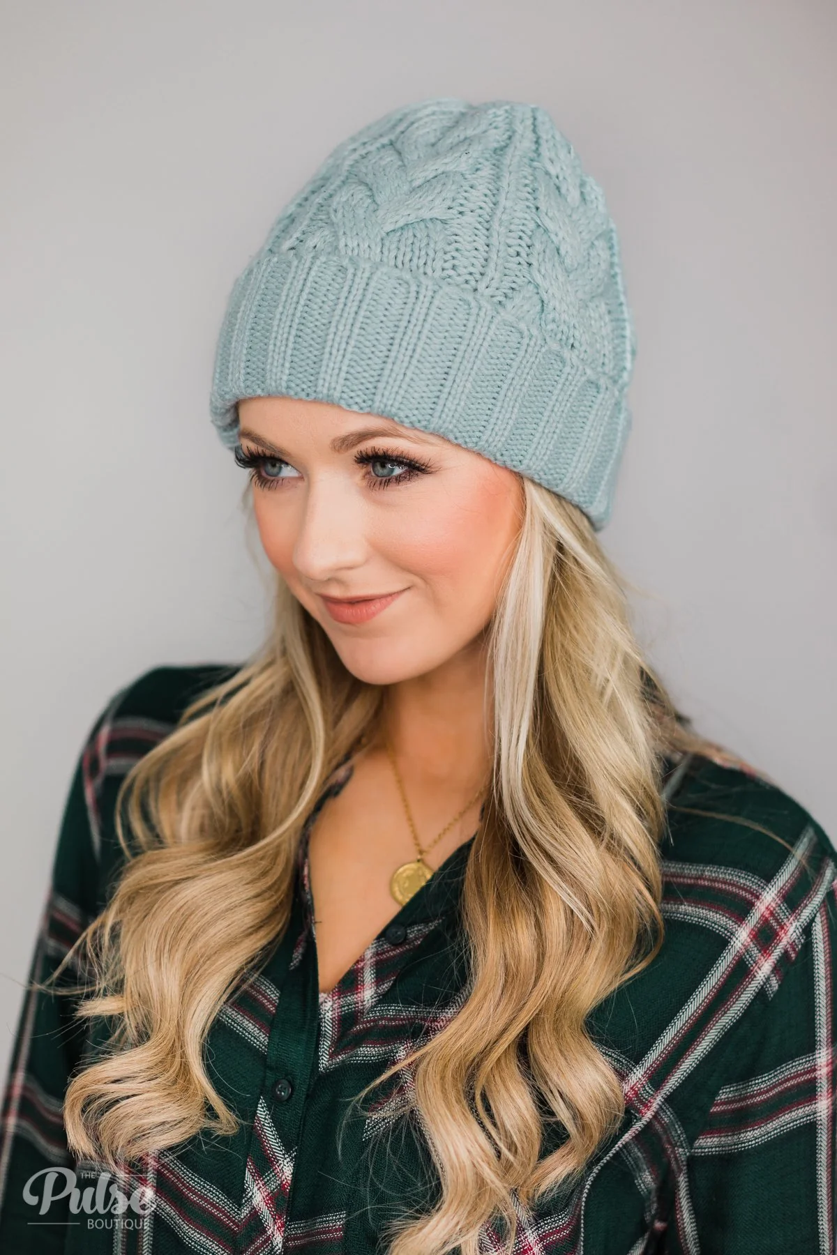 Pulse Perk- Powder Blue Beanie - Image 2