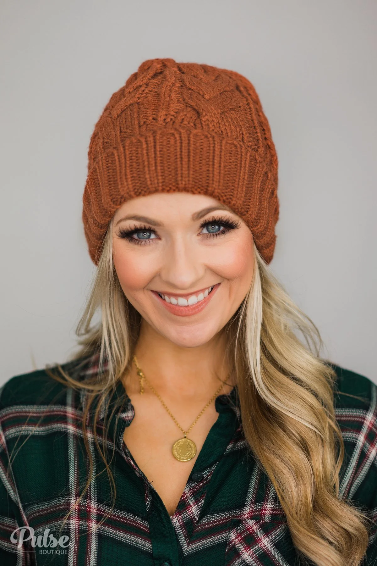 Pulse Perk- Rust Orange Beanie