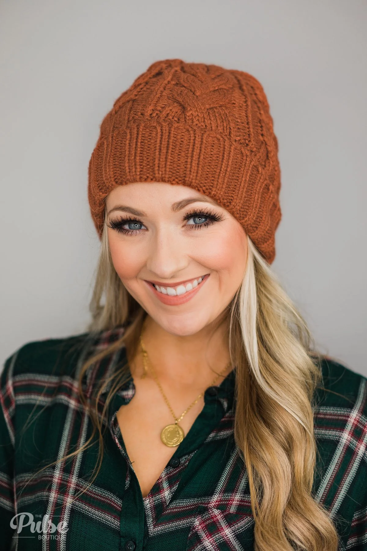 Pulse Perk- Rust Orange Beanie - Image 3