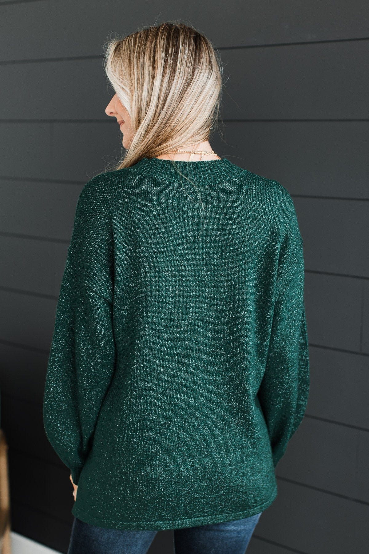 Pure Passion Knit Sweater- Forest - Image 6