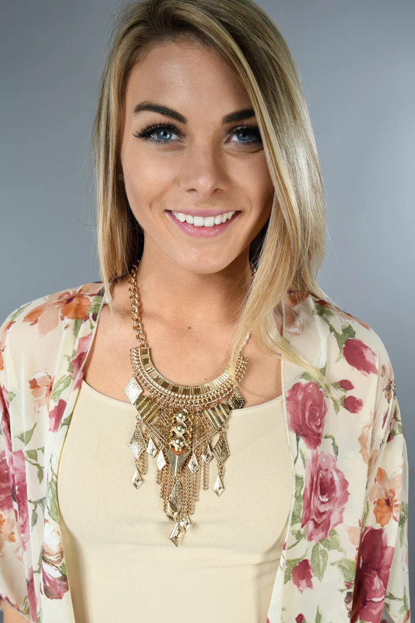 Queen of Sheba Gold Necklace - Image 3