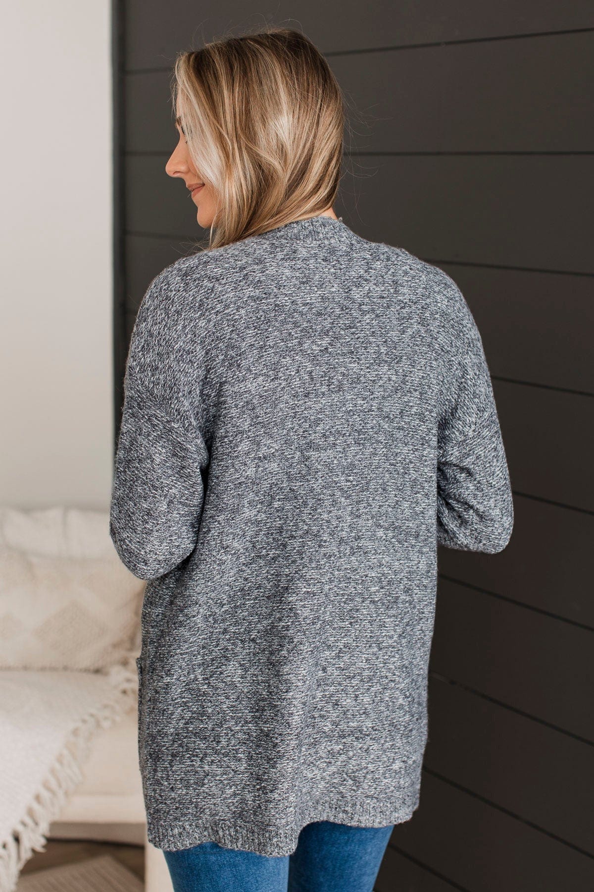 Quite A Delight Knit Cardigan- Grey - Image 10