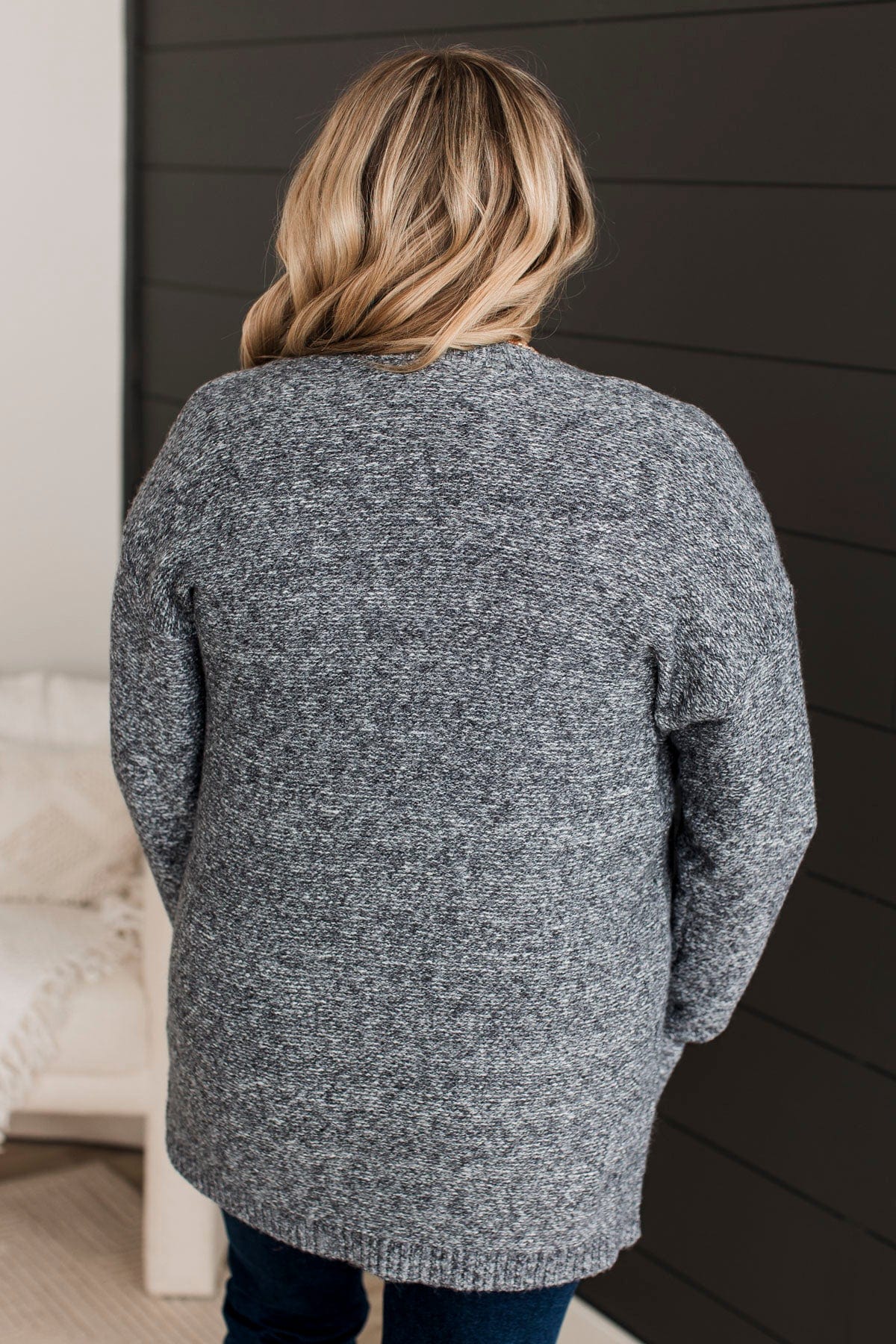 Quite A Delight Knit Cardigan- Grey - Image 11