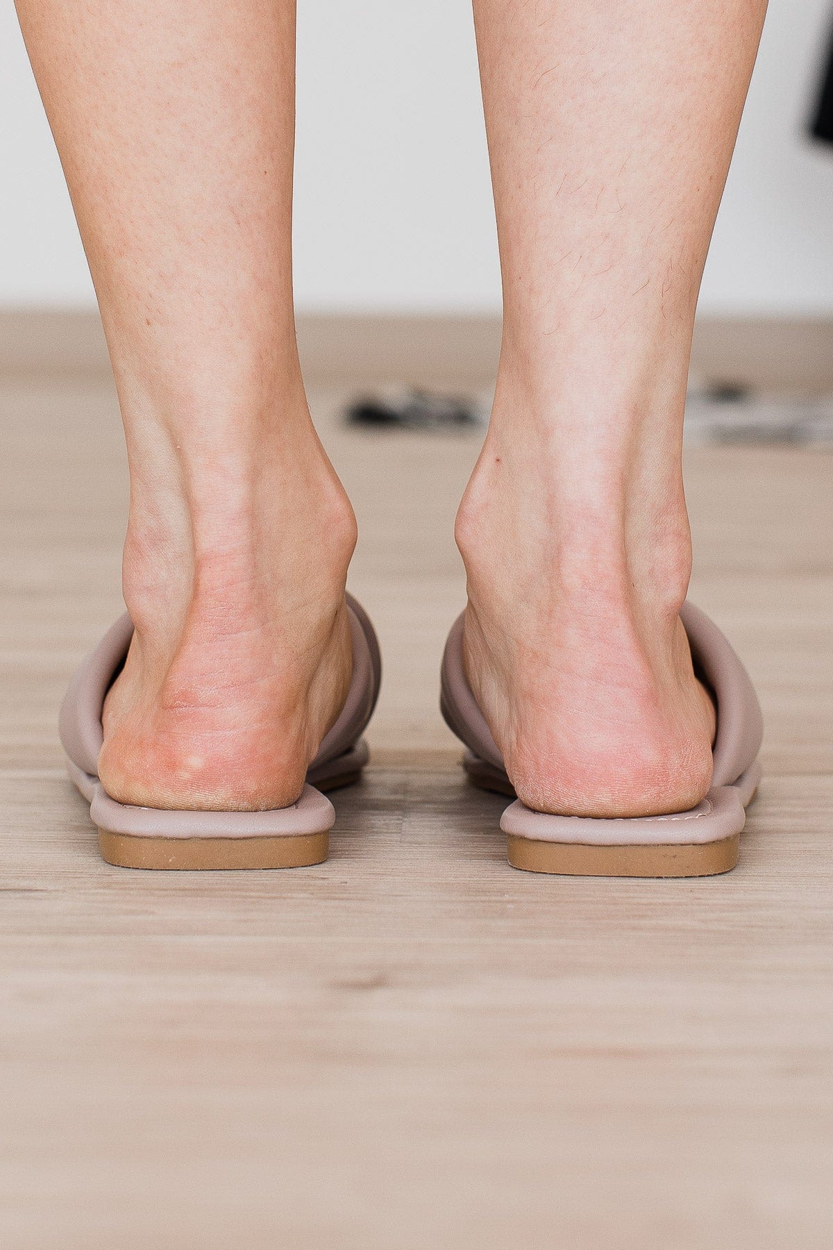 Qupid Castel Puffer Sandals- Birch - Image 5