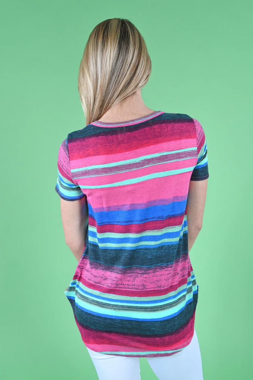 Rainbow Striped Top - Image 6