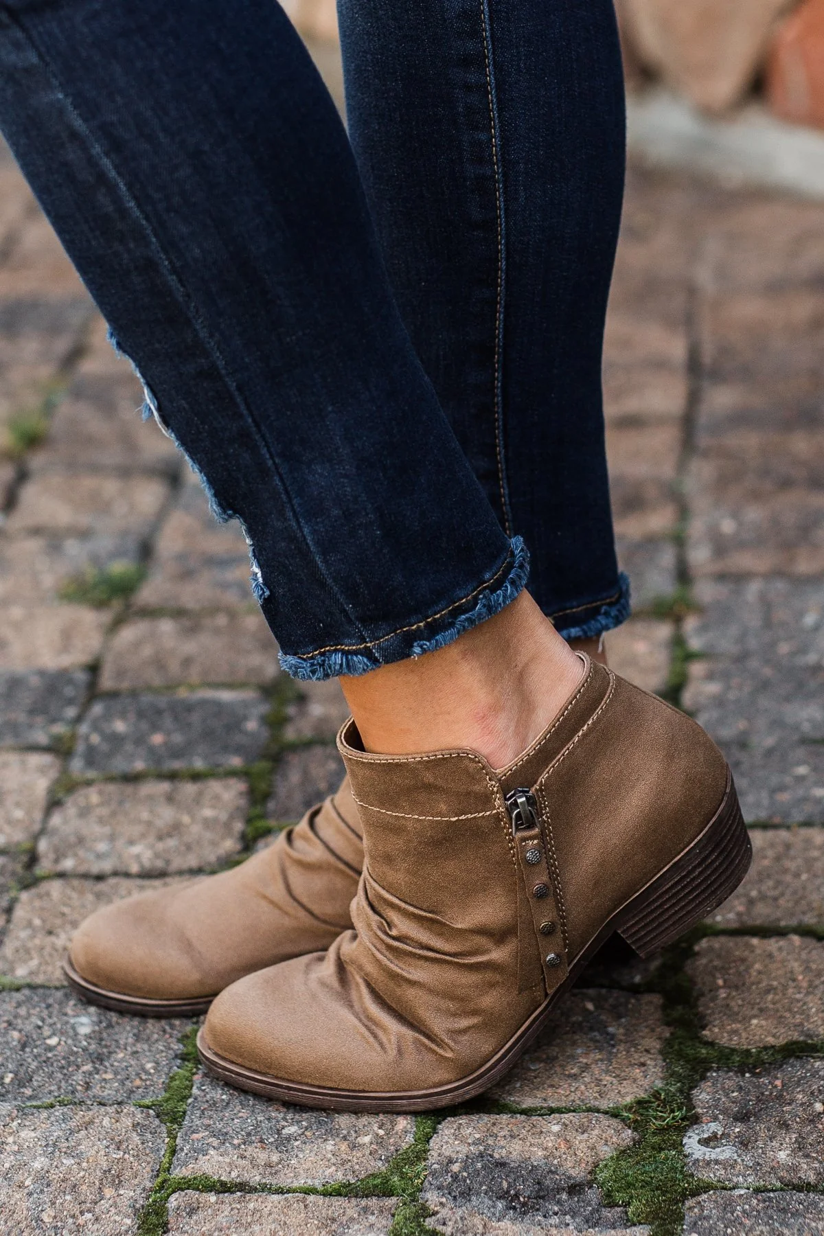 Rampage Wallace Booties- Taupe