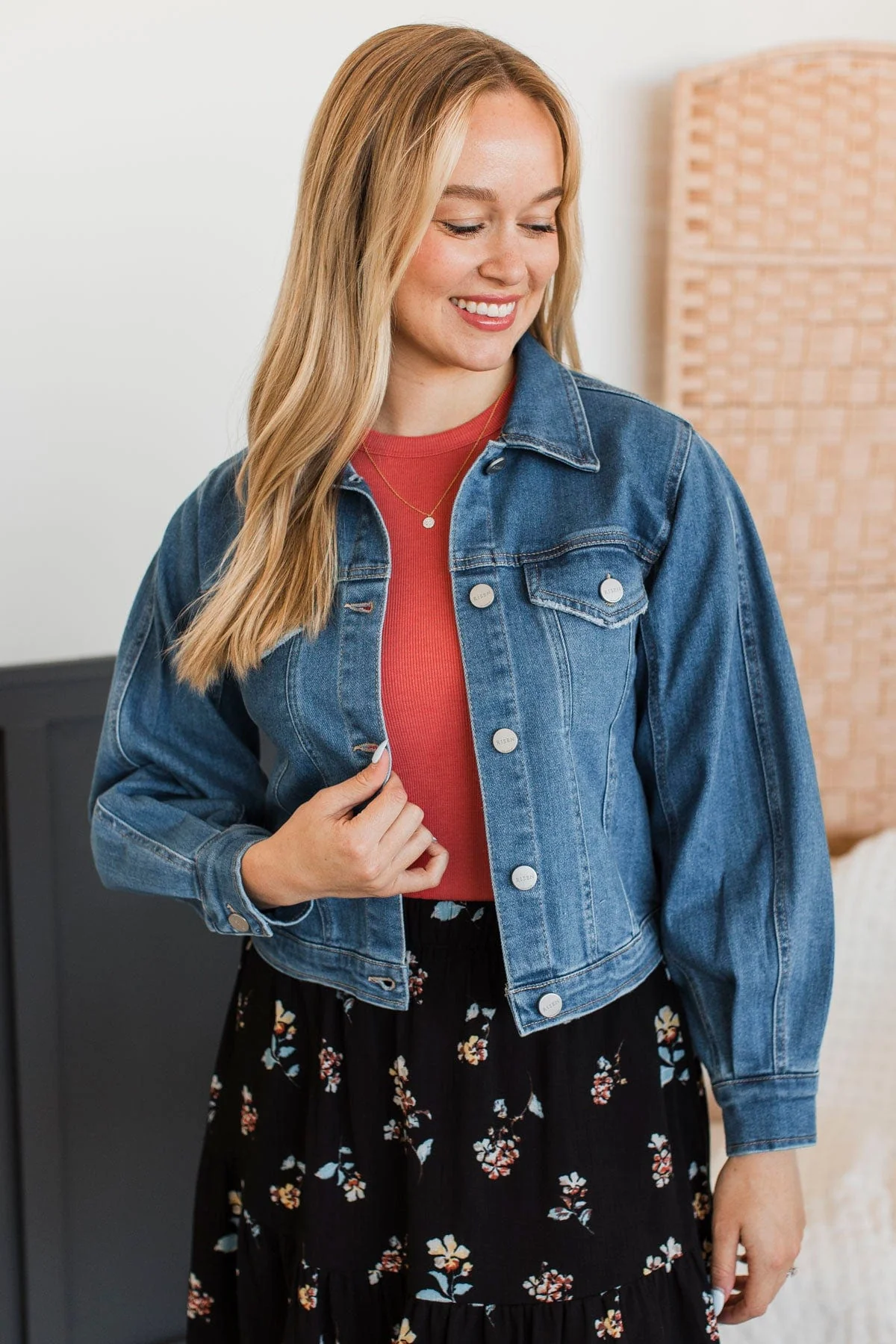 Ready For A Getaway Denim Jacket- Medium Wash - Image 4