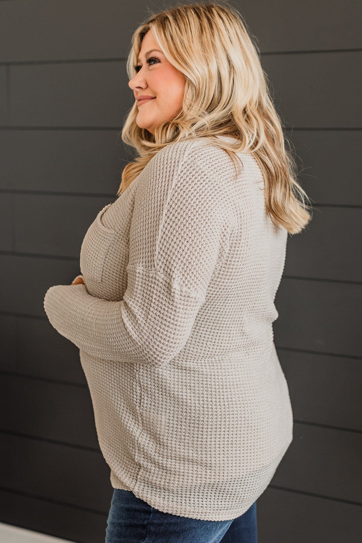 Ready For Whatever Knit Top- Cream - Image 5
