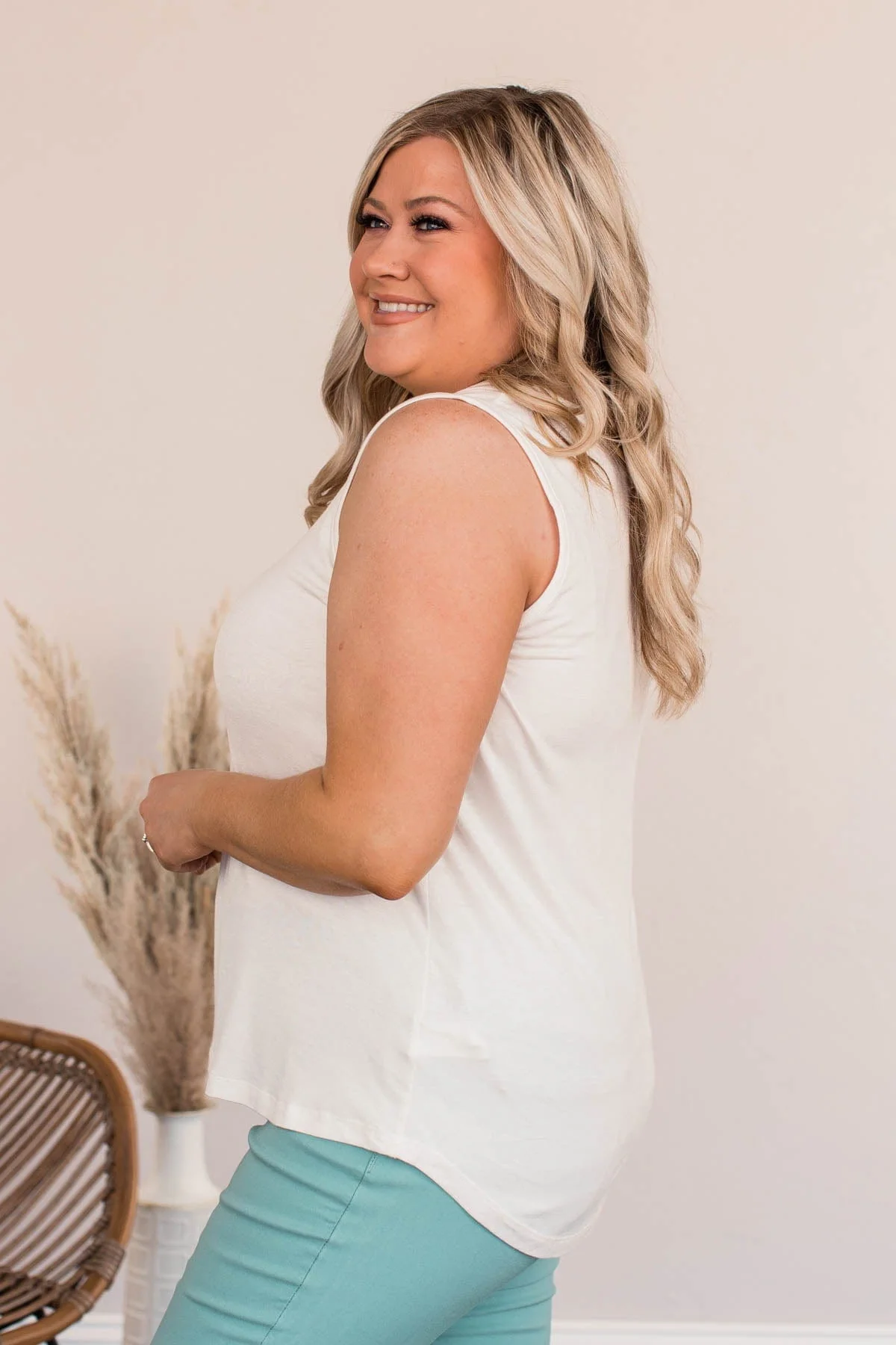 Ready To Begin Tank Top- Ivory - Image 6