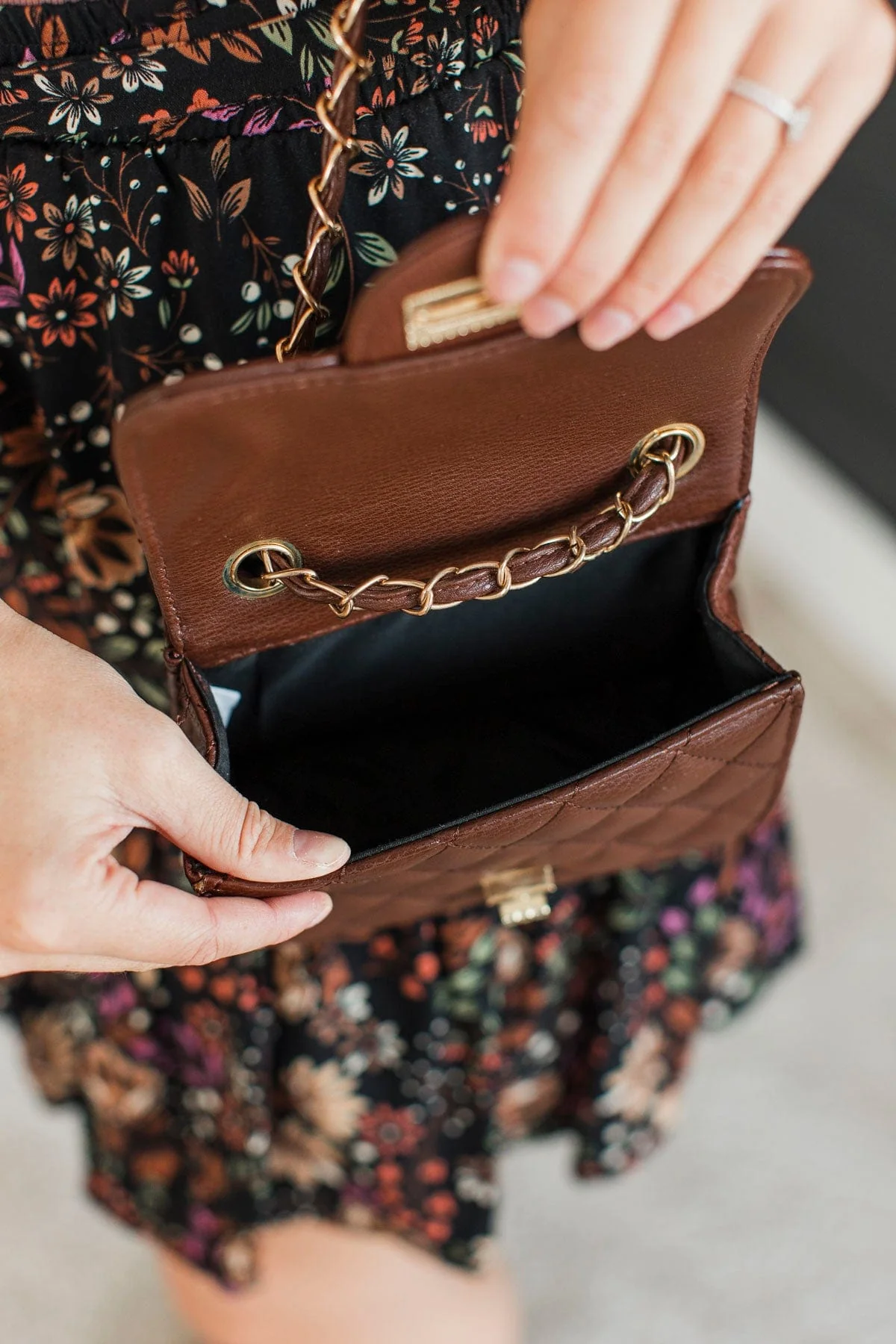 Ready To Wow Crossbody Purse- Brown - Image 3