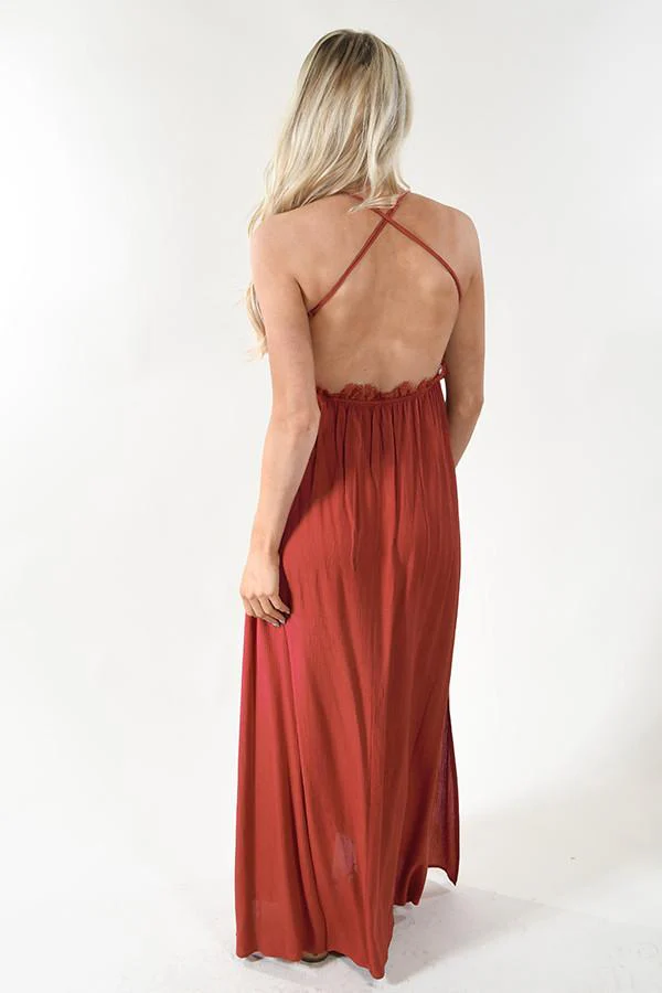 Red Hot Maxi Dress - Image 6
