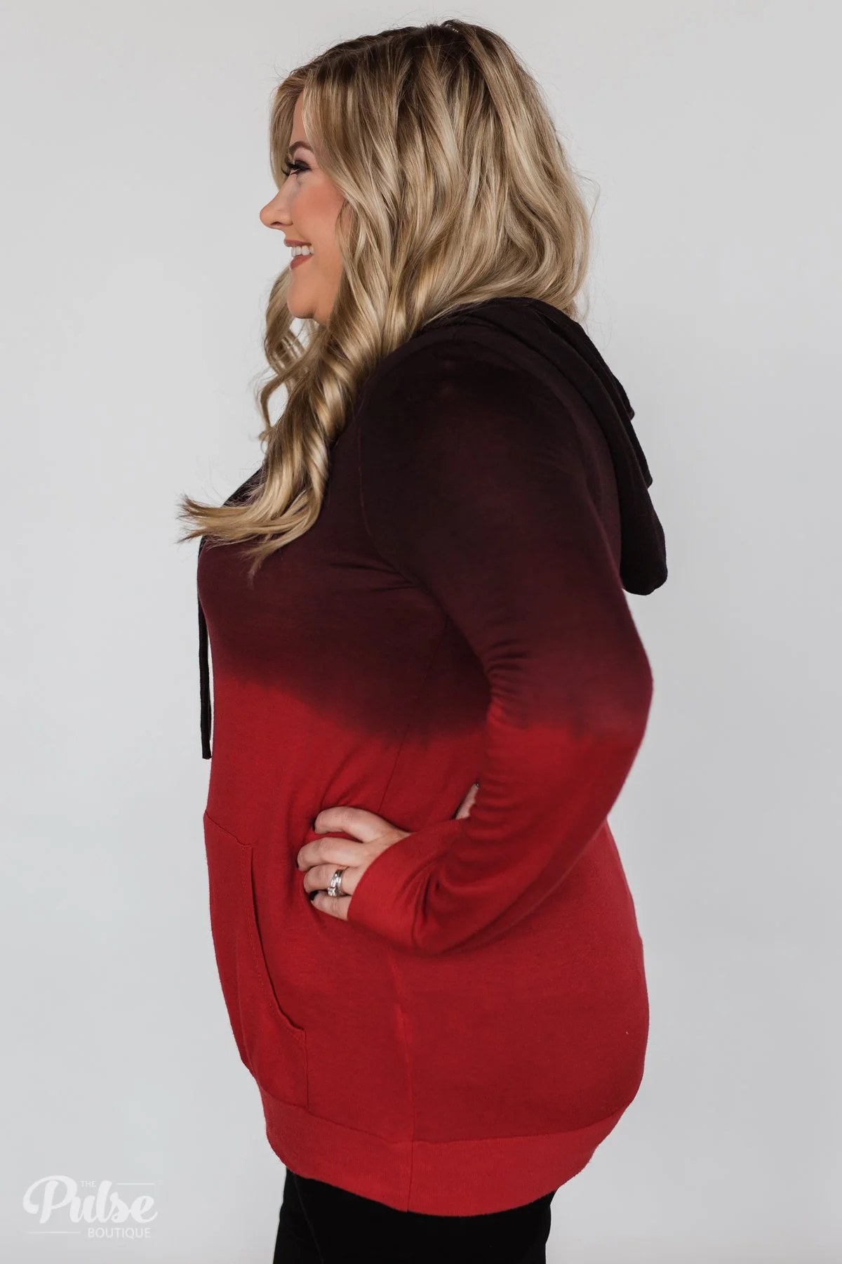 Red Ombre Hoodie - Image 10