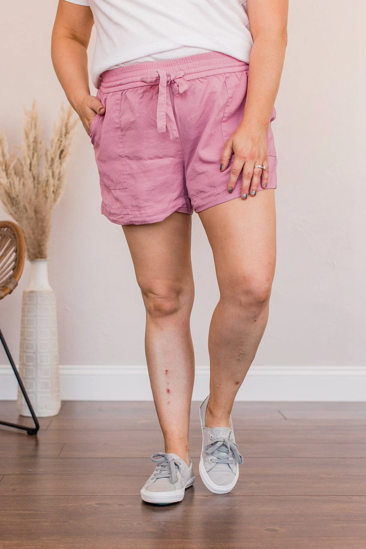 Relaxing With You Shorts- Light Orchid - Image 4