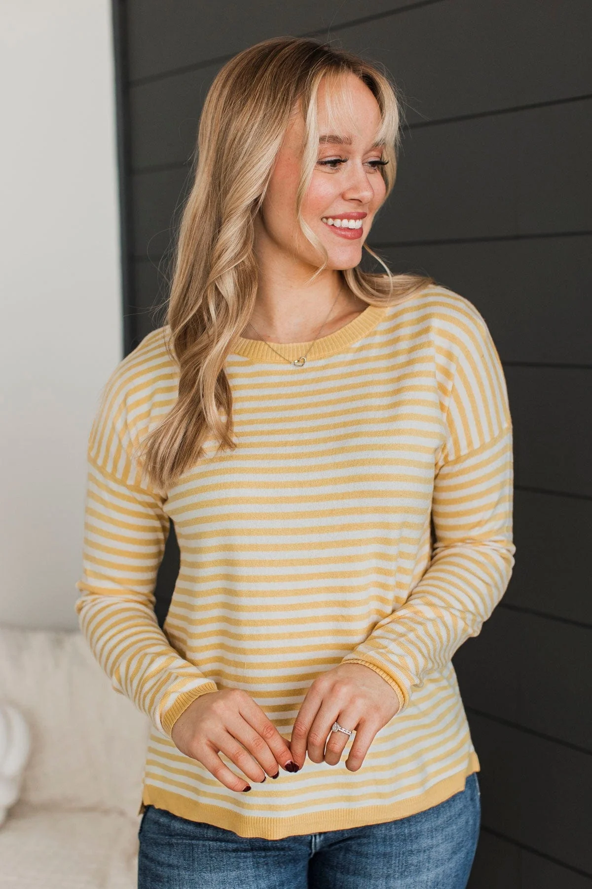 Requesting The Best Striped Sweater- Yellow - Image 3