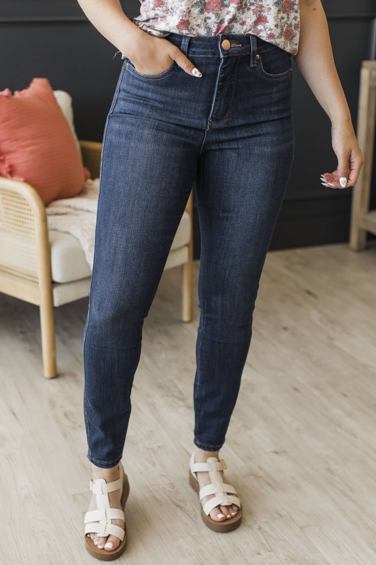 RFM Denim Skinny Jeans- Alexandra Wash - Image 3