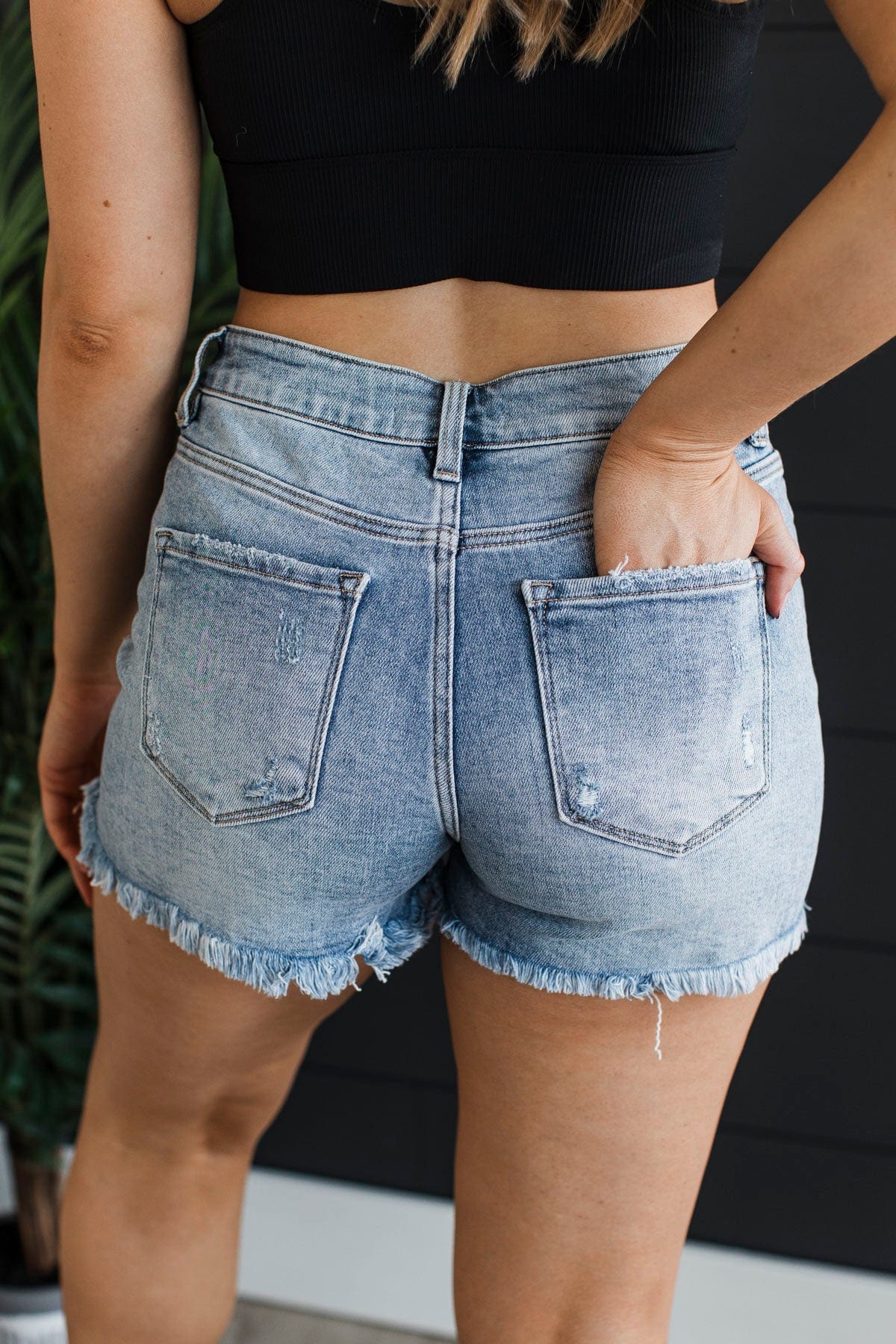 Risen Denim Shorts- Genesis Wash - Image 8