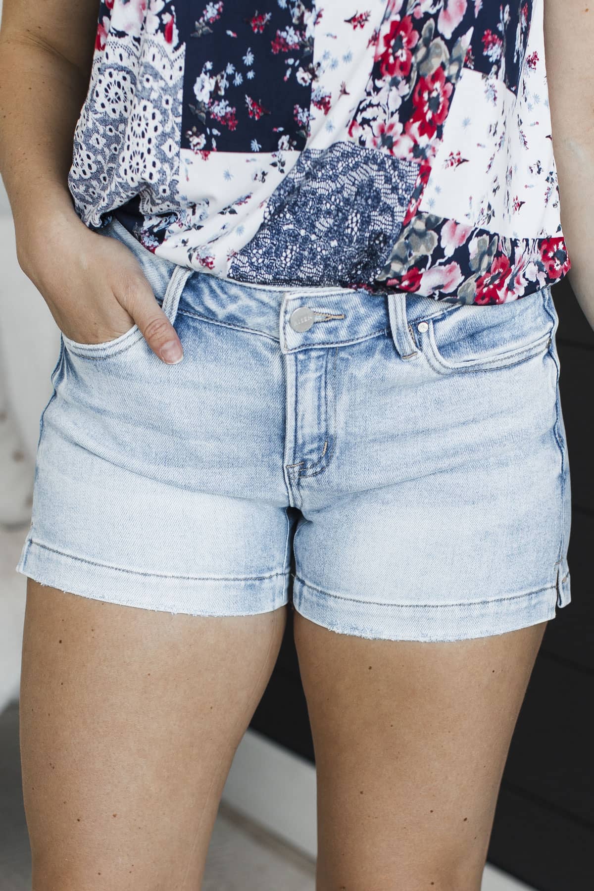 Risen Denim Shorts- Nyra Wash - Image 3