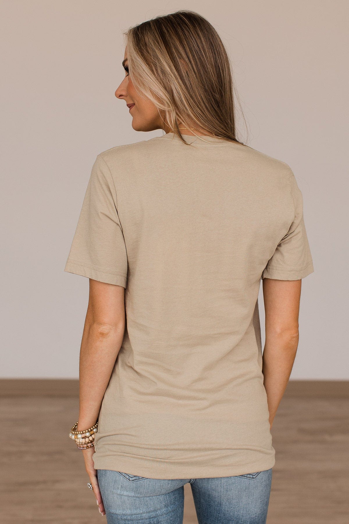 "Road Trippin" Graphic Tee- Beige - Image 8
