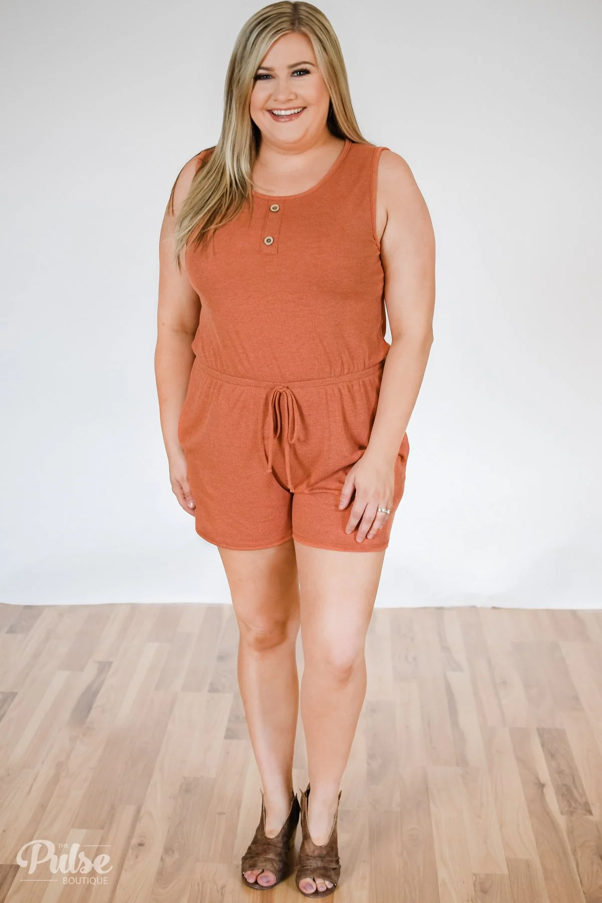 Roadtrip Ready Romper- Orange - Image 6