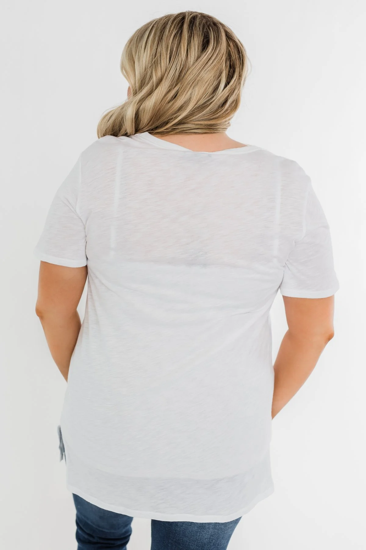 "Rock N Roll" Leopard Graphic Top- Off White - Image 11