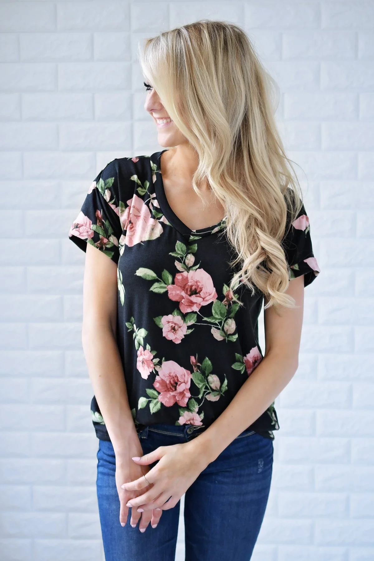 Romantic in Roses Floral Top