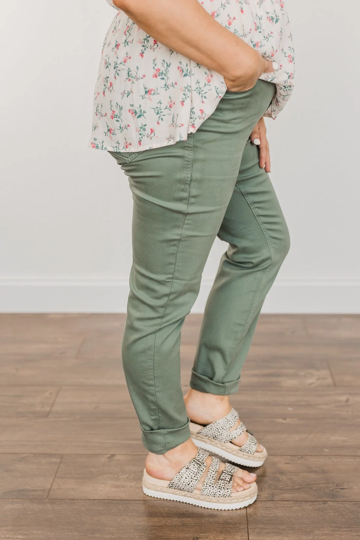Rubberband Stretch Skinny Jeans- Paris Wash - Image 7