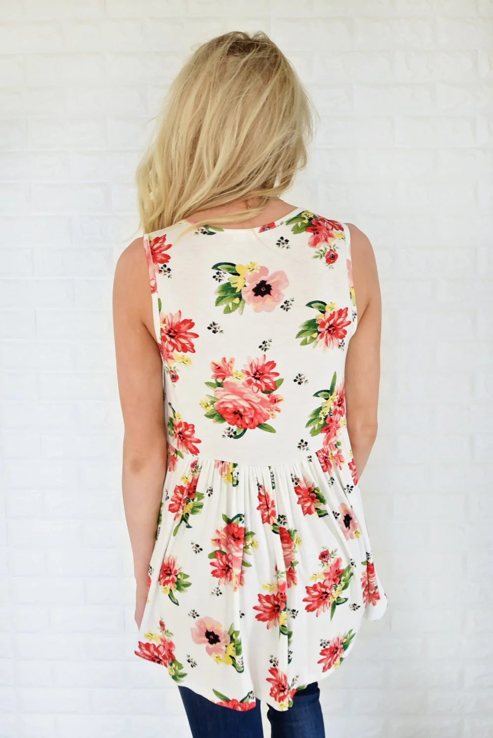 Runaway Love Babydoll Tank Top ~ White - Image 6