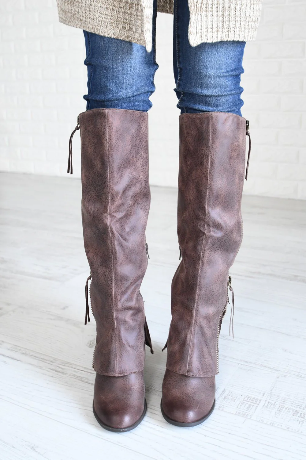 Sassy Girl Boots ~ Brown - Image 2
