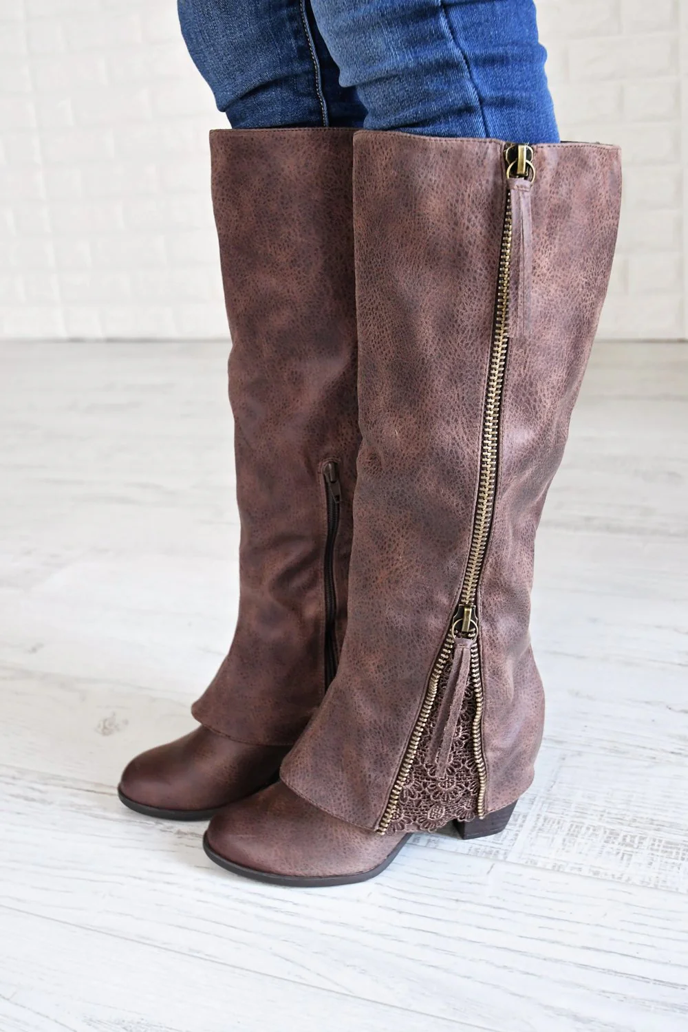 Sassy Girl Boots ~ Brown - Image 4