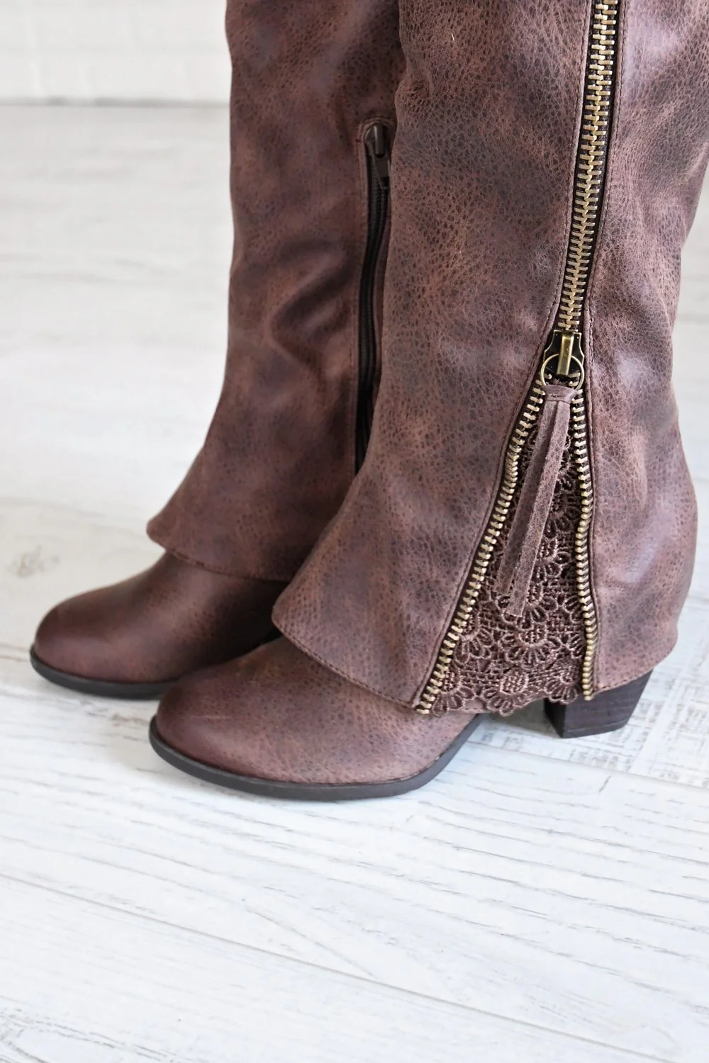 Sassy Girl Boots ~ Brown - Image 5