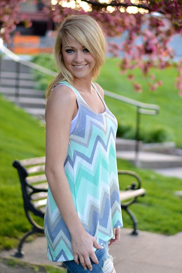 Sassy in Mint Tank Top - Image 8