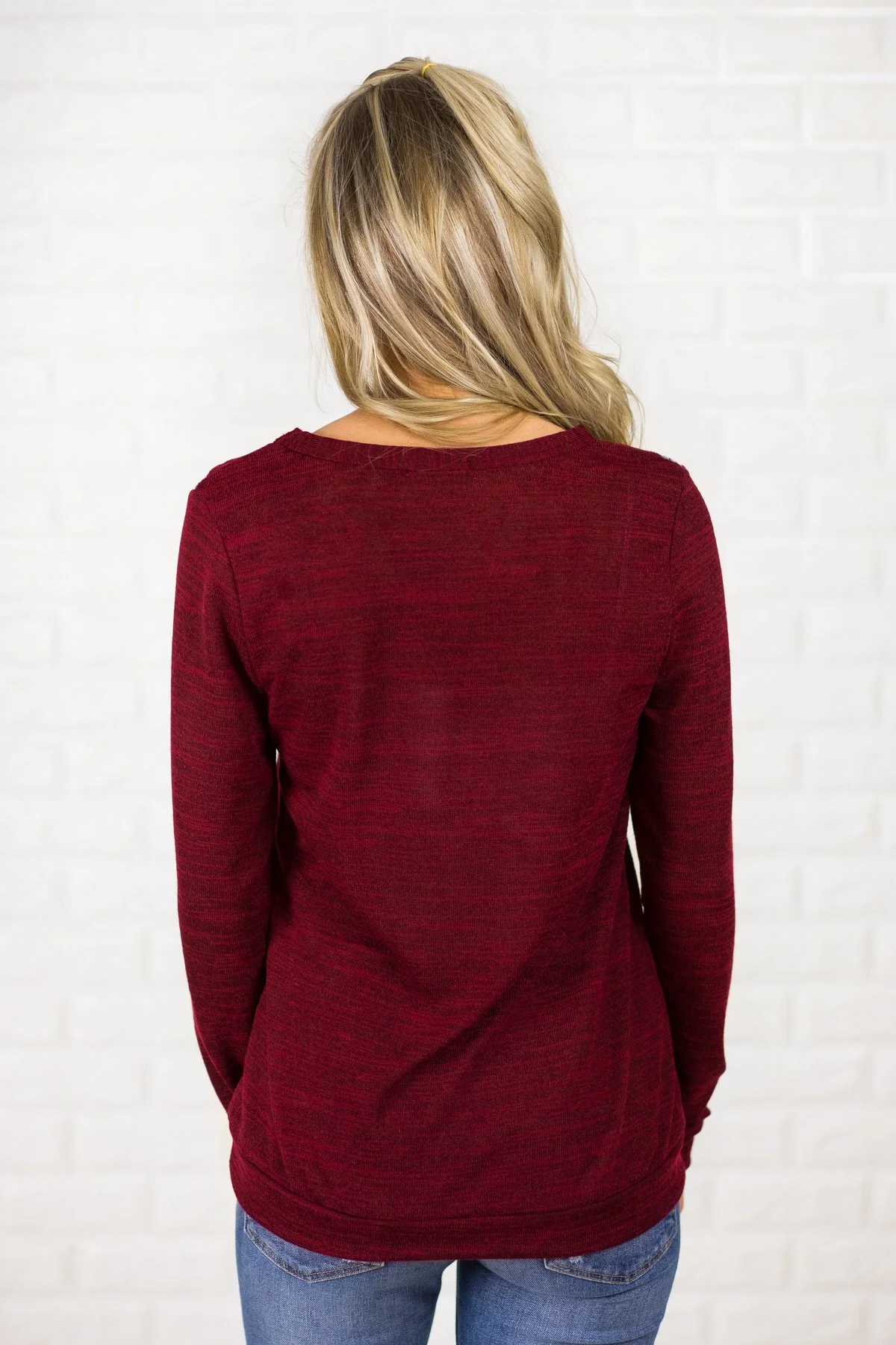Sassy in Sequins Top ~ Cranberry - Image 7