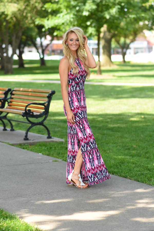 Sassy & Sleek Maxi Dress - Image 4