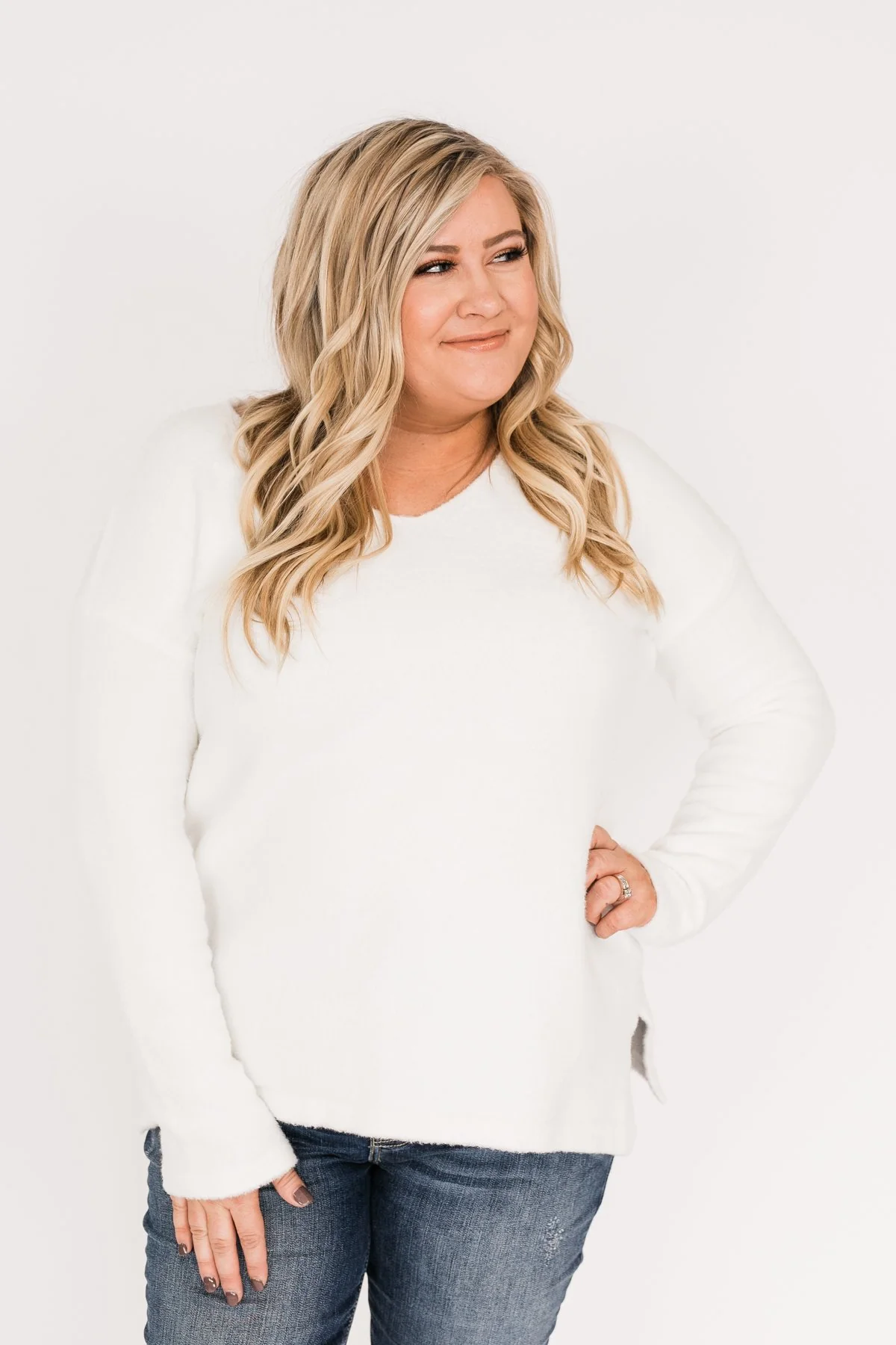Say You Do Sweater- Off White - Image 14