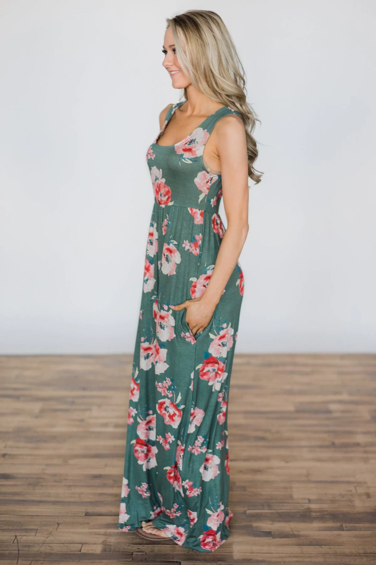 Seas the Day Floral Maxi Dress - Image 4