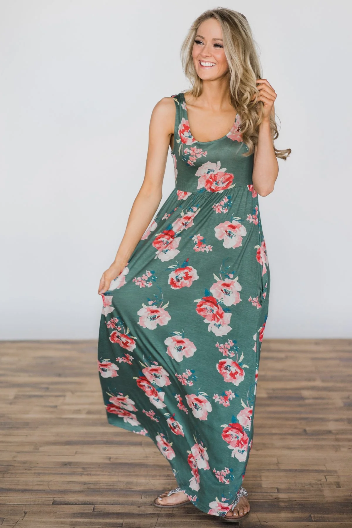 Seas the Day Floral Maxi Dress - Image 7