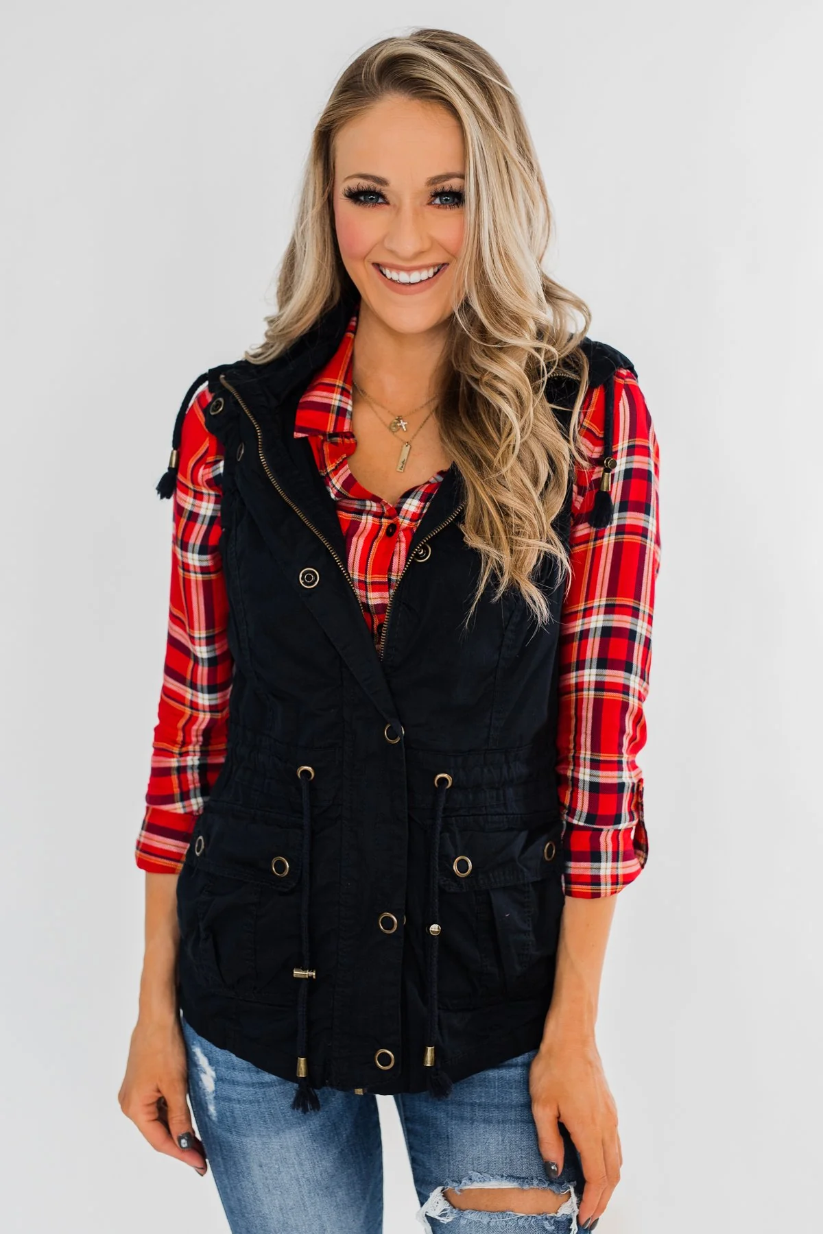 Season Essential Vest- Navy - Image 7