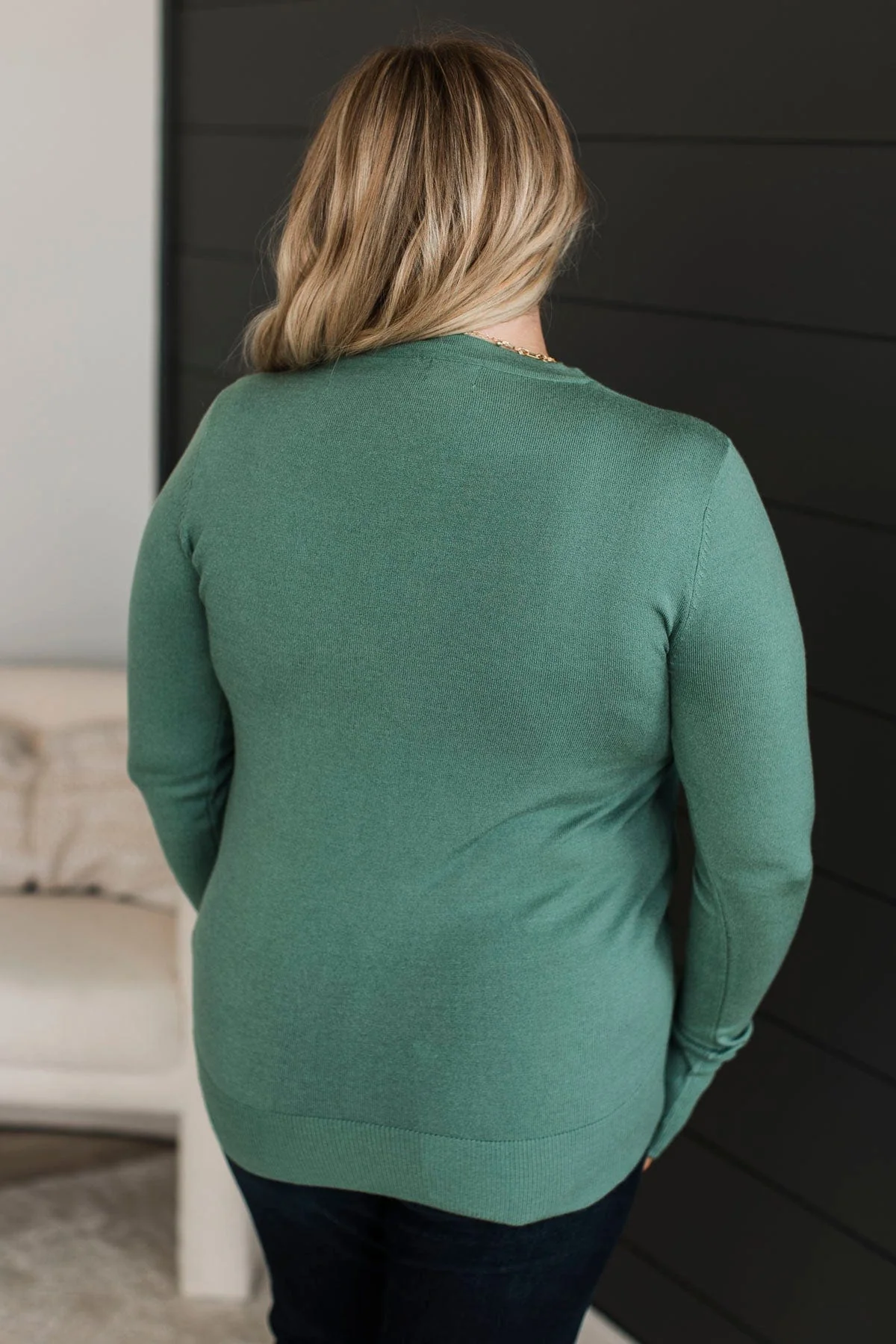 Second Glance Knit Sweater- Spruce - Image 7