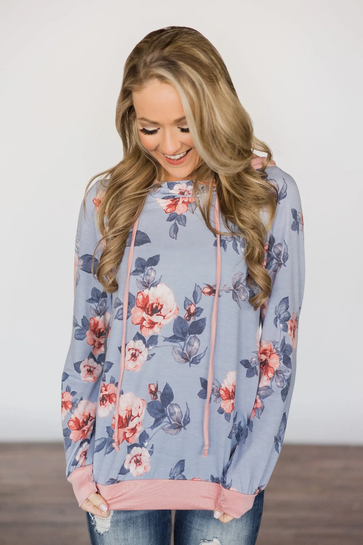 See to Believe Floral Hoodie - Image 2