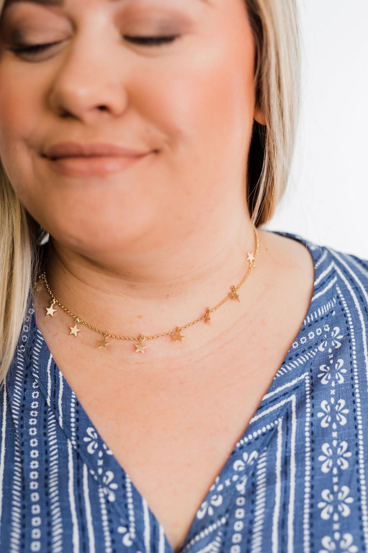 Seeing Stars Charm Necklace- Gold - Image 3