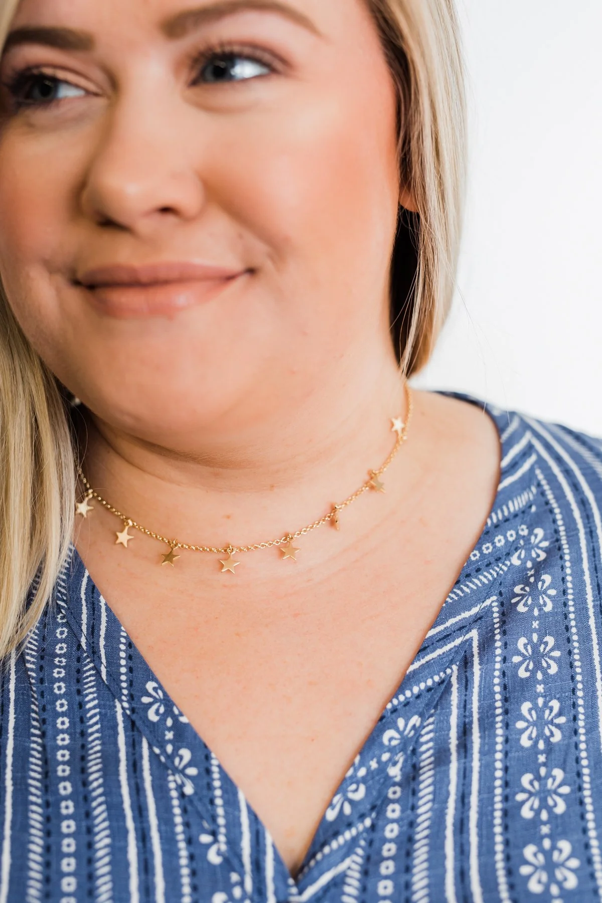 Seeing Stars Charm Necklace- Gold - Image 4