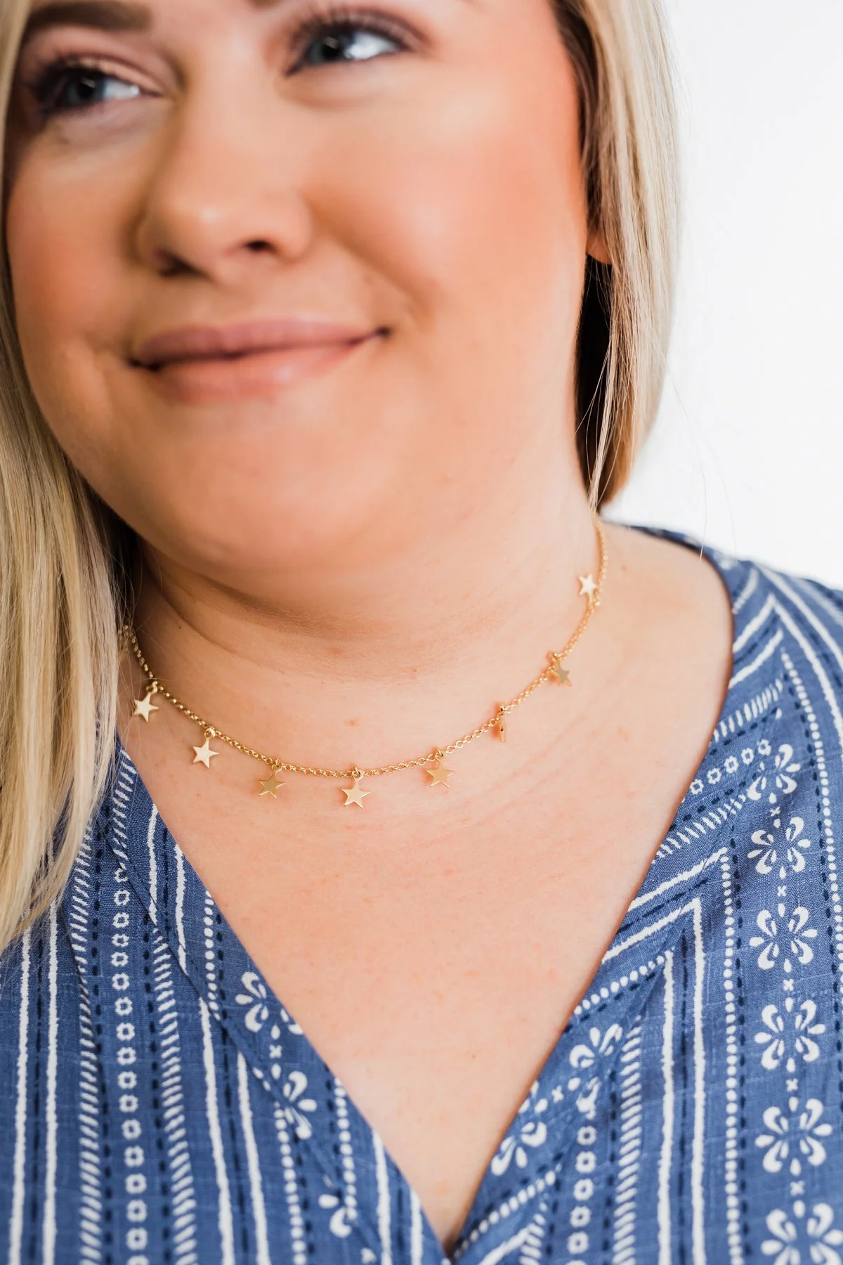 Seeing Stars Charm Necklace- Gold - Image 6