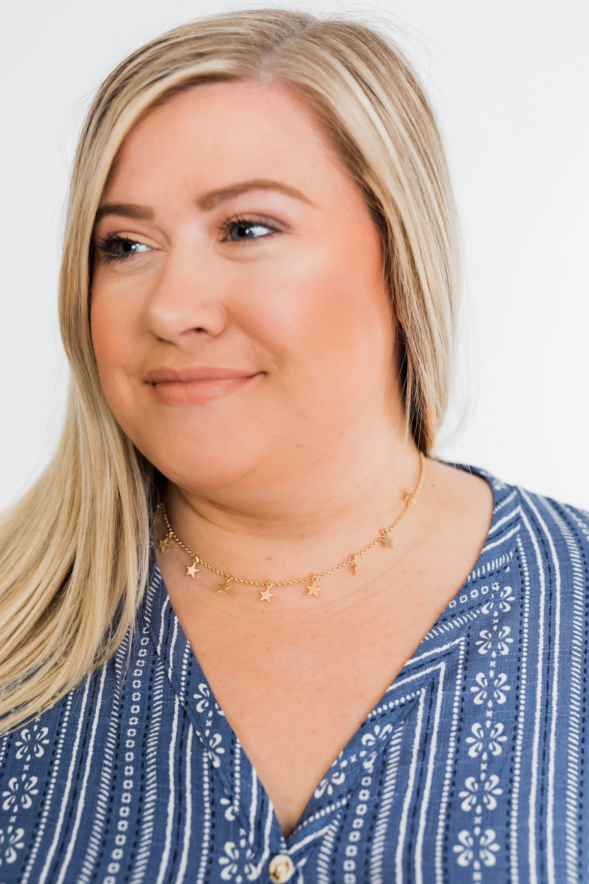 Seeing Stars Charm Necklace- Gold - Image 7